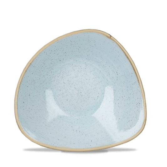 Leere blaue Keramikschale