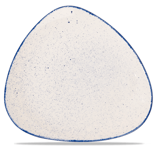 Gastronomie-Teller, B2B, weiß-blau, modern