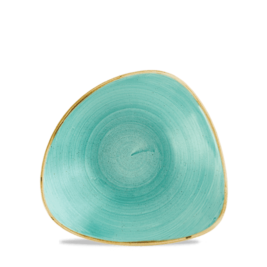 Blaue, runde Keramikschale