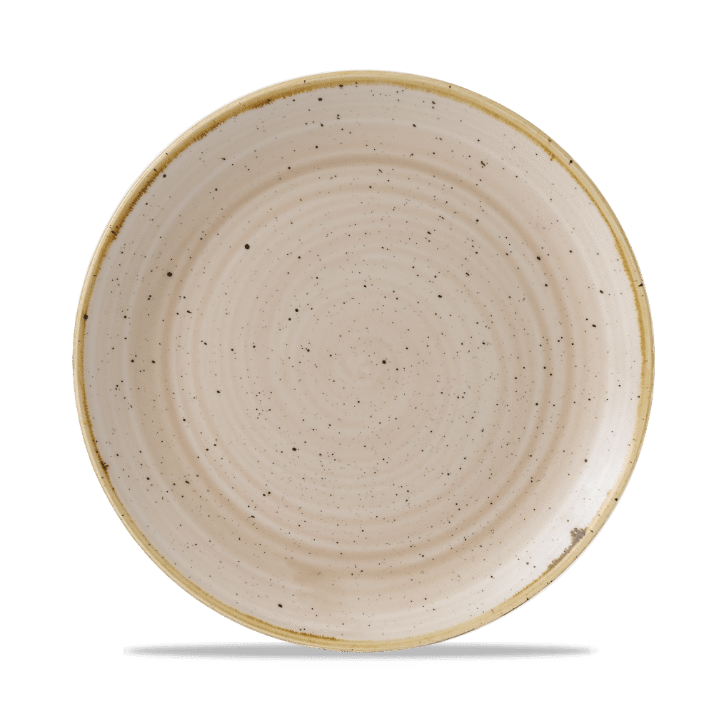 Leere, beige, Keramikschale, B2B-Gastronomie