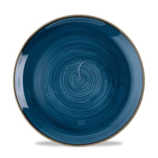 Blaue Keramik-Schale, Nahaufnahme, B2B Gastronomie