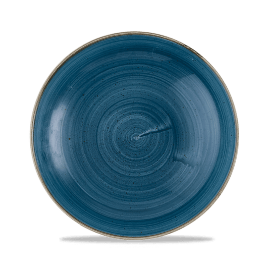 Blaue Keramikschale, Nahaufnahme, B2B Gastronomie
