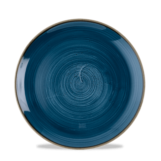 Blaue Keramikschale, Nahaufnahme, B2B Gastronomie