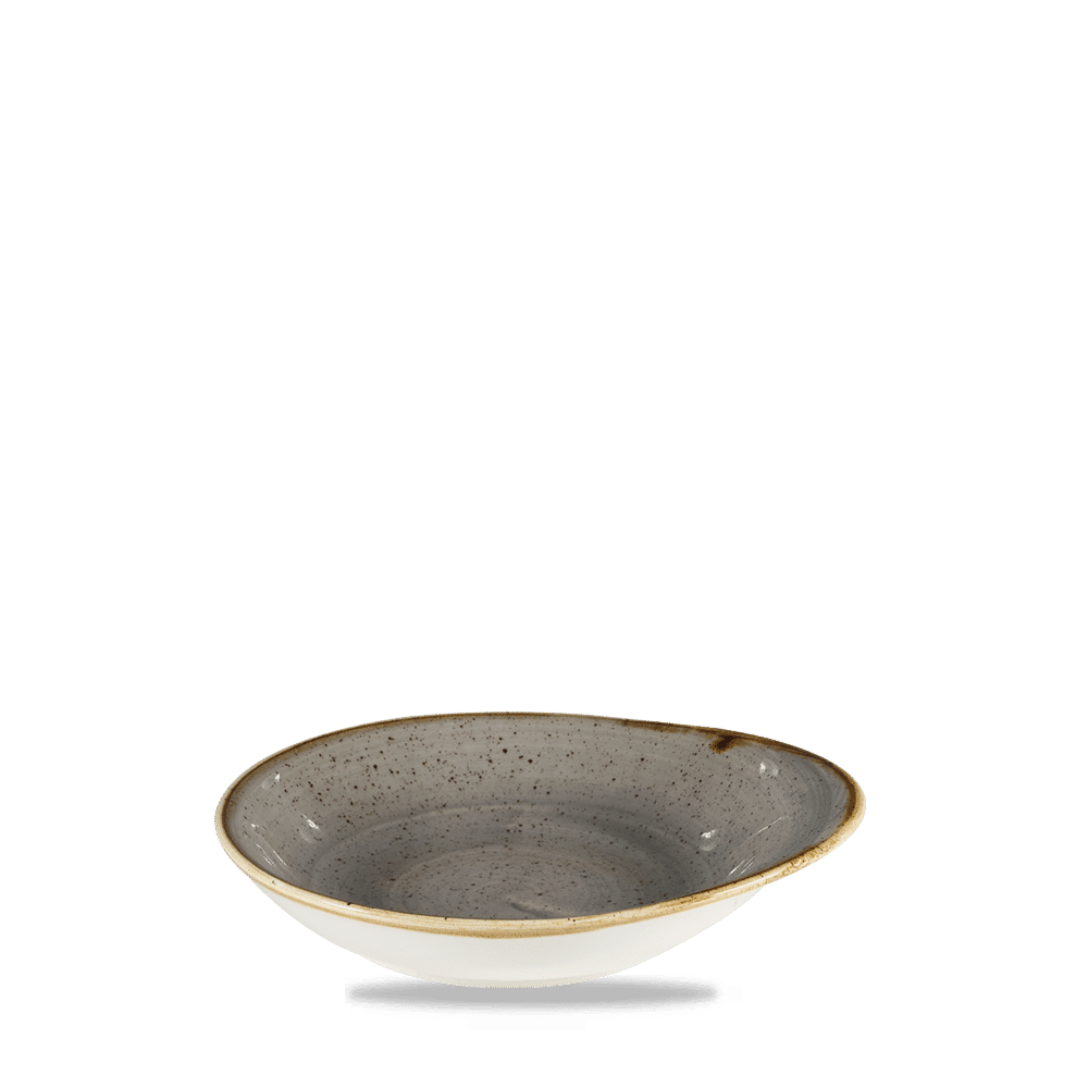Leere Keramikschale für Gastronomie