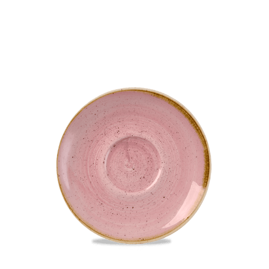 Leere pinke Keramikschale