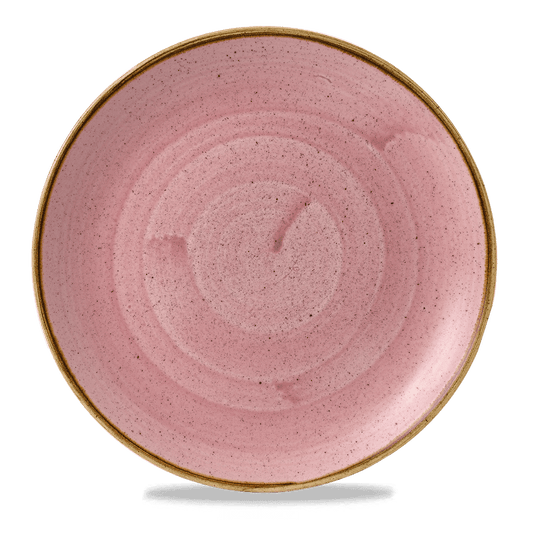 Leere pinke Keramikschale