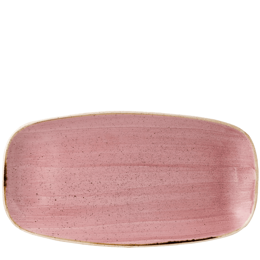 Leere rosa Servierplatte, B2B Gastronomie
