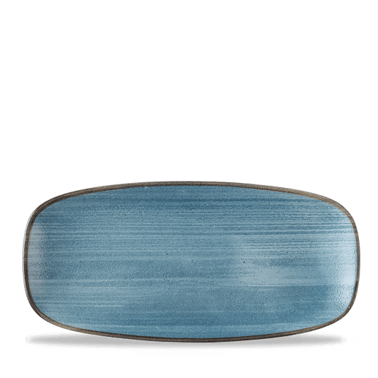 B2B-Gastronomie, Servierplatte, Blau, Modern