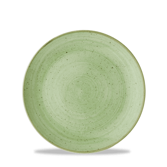 Leere grüne Keramikschale
