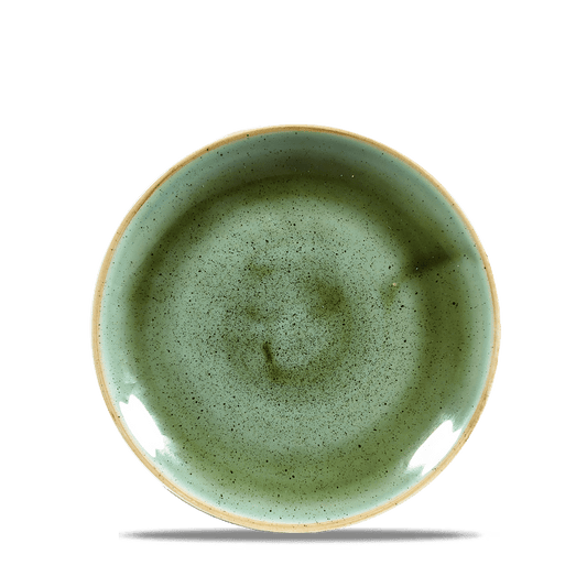 Leere grüne Keramikschale, B2B Gastronomie