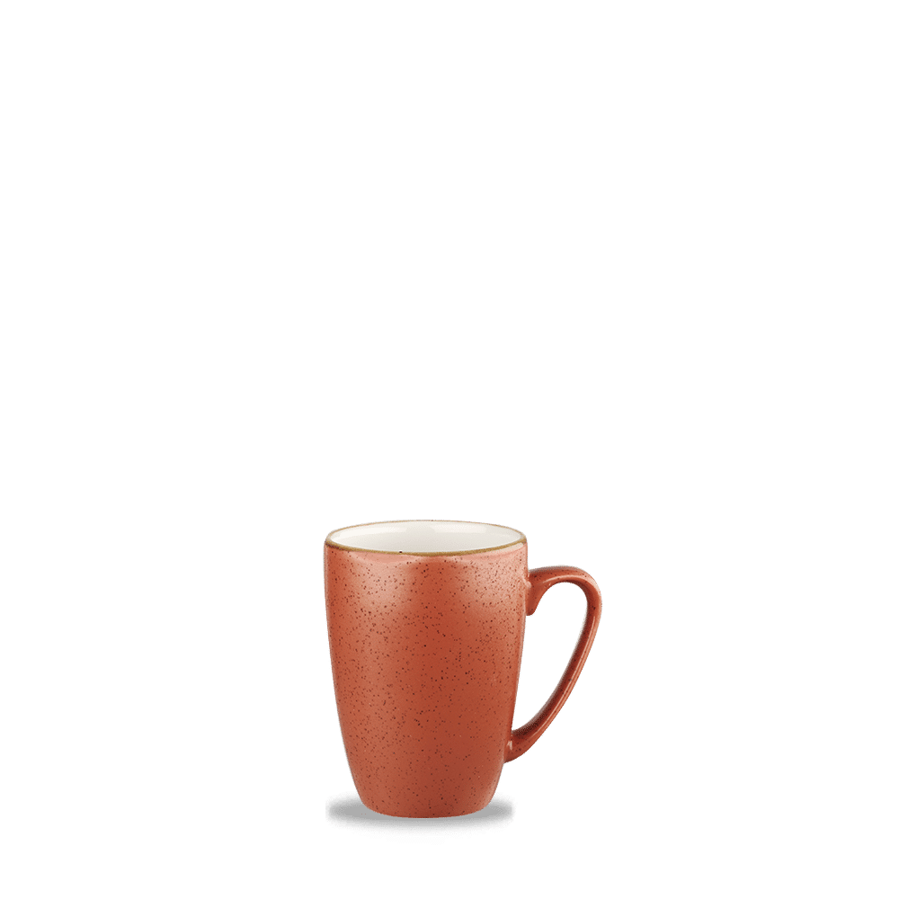 Kaffeetasse auf grünem Hintergrund