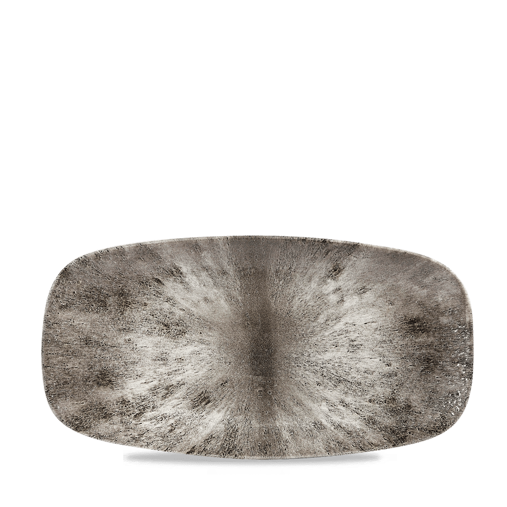 Leere, moderne Servierplatte