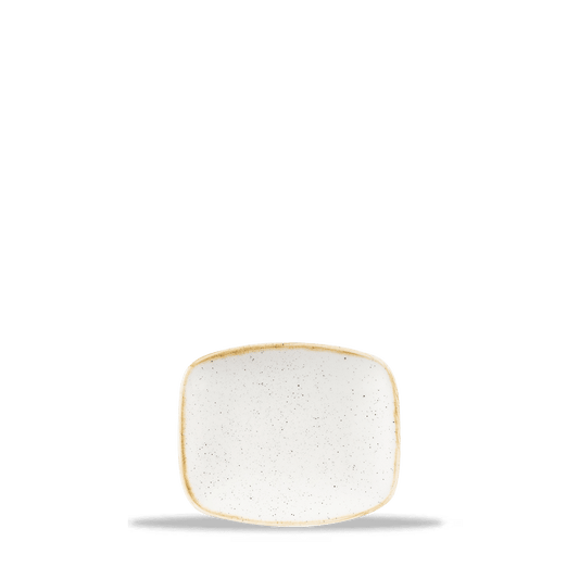 Leere Keramikschale auf weißem Hintergrund