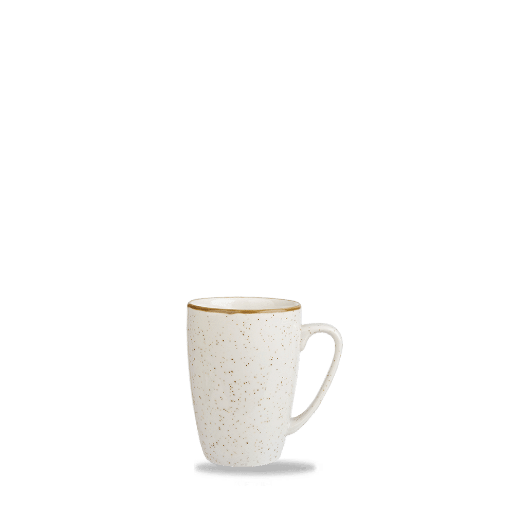 Kaffeetasse auf grünem Hintergrund