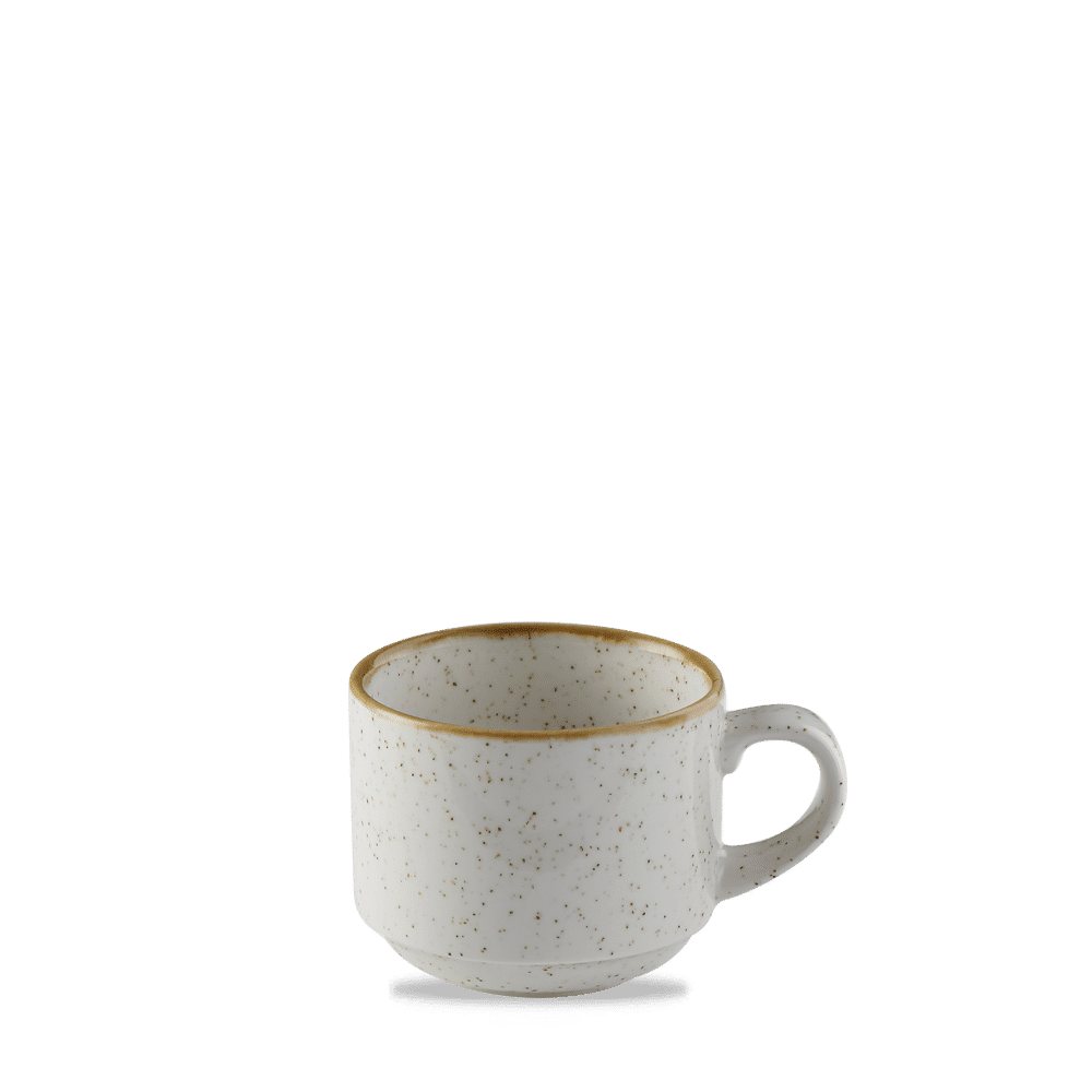Kaffeetasse auf weißem Hintergrund