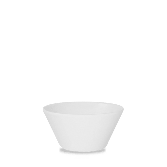 Weiße Schüssel für Gastronomie.