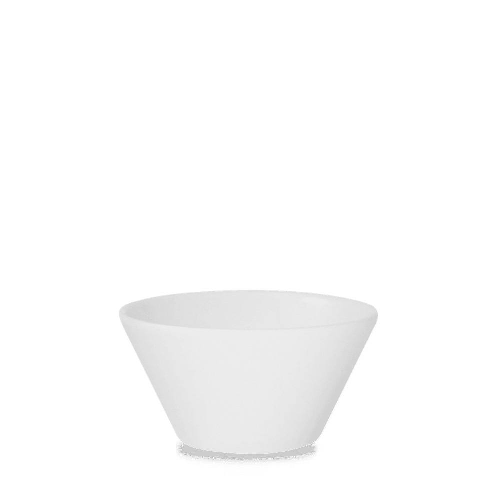 Weiße Schüssel für Gastronomiezwecke