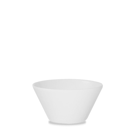 Weiße Schüssel für Gastronomiezwecke