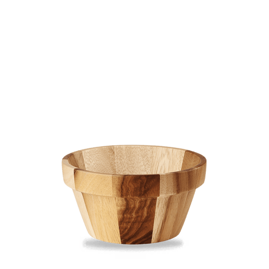Holzschüssel für Gastronomiebedarf