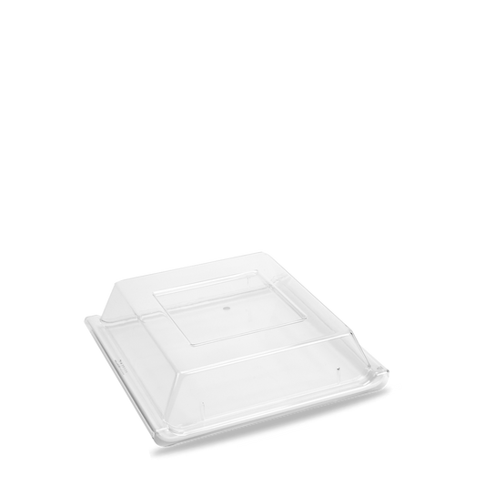 Transparente Kunststoff-Abdeckung für Tabletts.