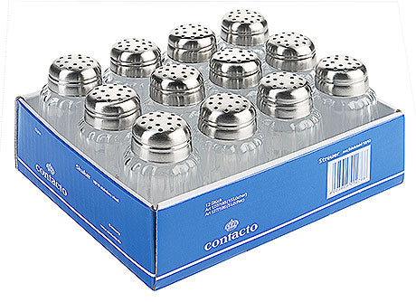 Salzstreuer in blauer Verpackung.