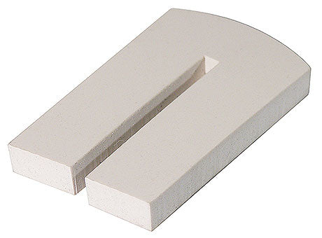 Keramik-Schleifstein in U-Form.