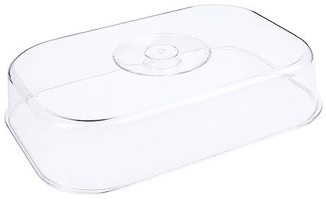 Transparente Abdeckhaube für Speisen.