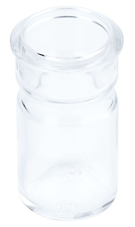 Glasbehälter für Gewürze, transparent.