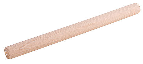 Holz-Nudelholz ohne Griffe.