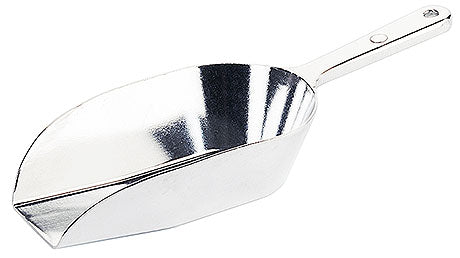 Metallschaufel mit Griff.