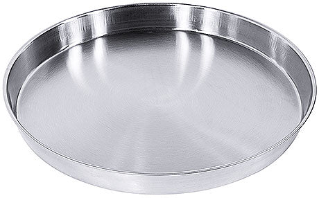 Runde Edelstahl-Backform für Gastronomie.