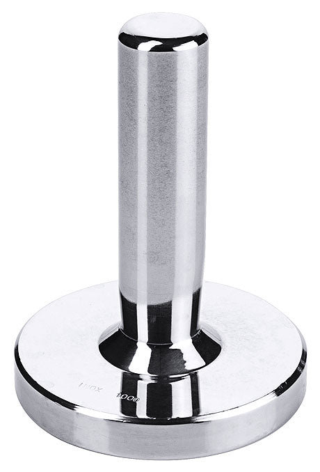 Metallischer Fleischklopfer mit Griff.