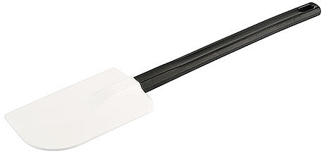 Küchenspatel mit schwarzem Griff.