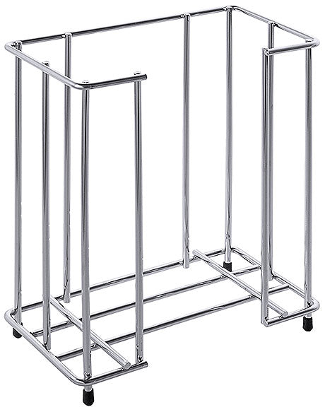 Metallgestell für Müllsäcke.