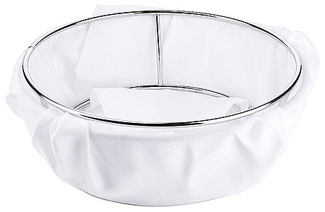 Brotkorb mit Stoffeinsatz.