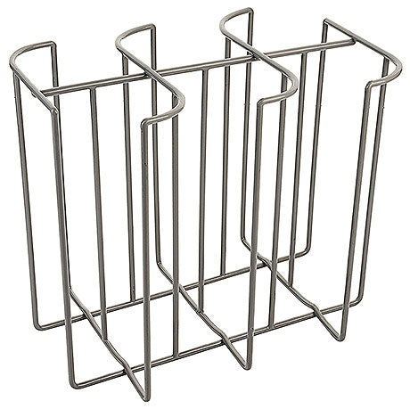 Metallständer für Flaschen oder Gläser.