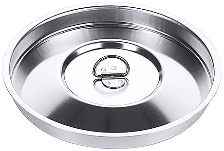 Edelstahl-Deckel für Gastronomiebehälter.