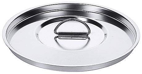 Edelstahl-Topfdeckel mit Griff.