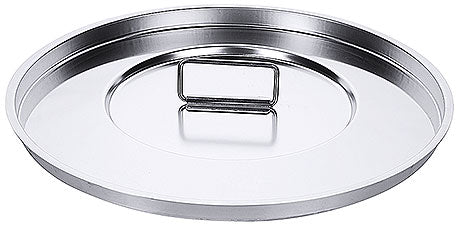 Edelstahl-Topfdeckel mit Griff.