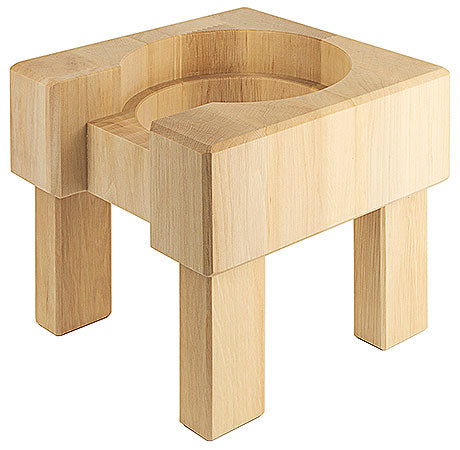 Holzständer für Buffetpräsentation.