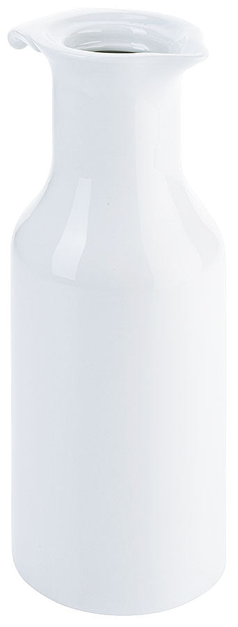 Weiße Porzellankaraffe für Gastronomie.