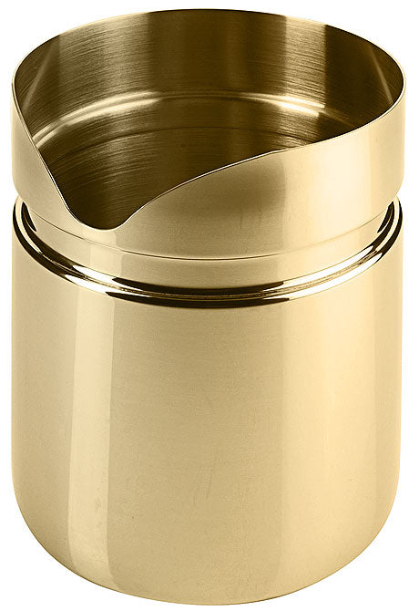 Goldener Ausgießer für Flüssigkeiten.