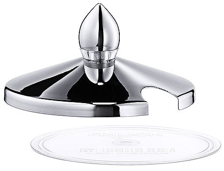 Zitruspresse mit Abdeckung, Edelstahl.