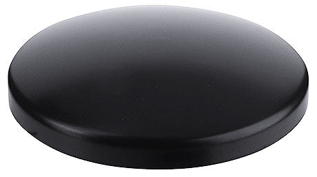 Schwarzer runder Deckel für Buffet.
