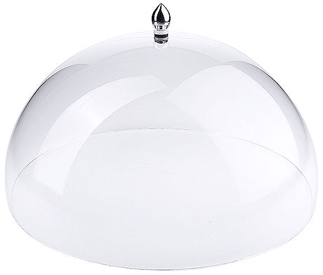 Transparente Abdeckhaube für Speisen.