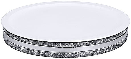 Drehbarer Teller mit rutschfester Basis.