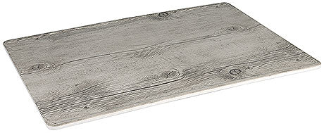Holzoptik-Tablett für Gastronomie.