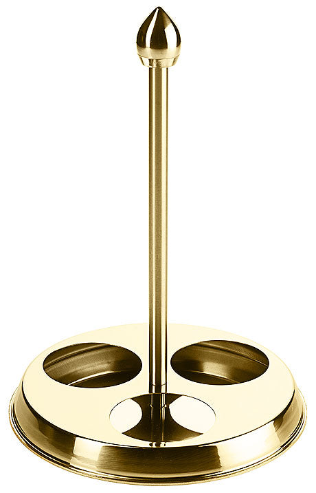 Goldener Flaschenhalter mit Griff.