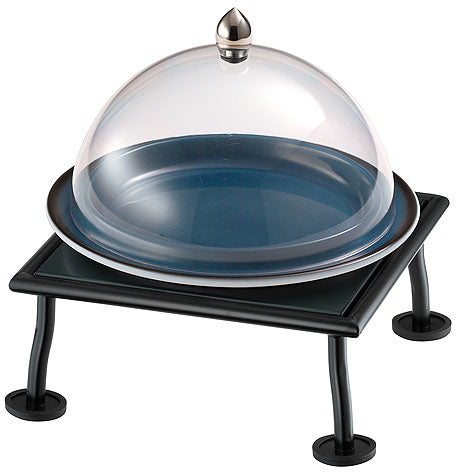 Buffet-Display mit Glashaube.