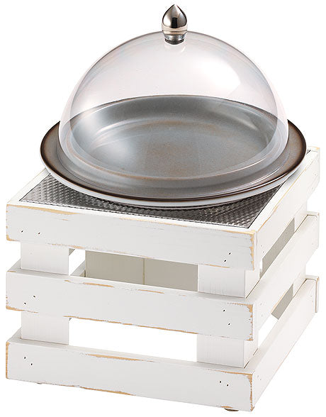 Präsentationsständer mit Glashaube.